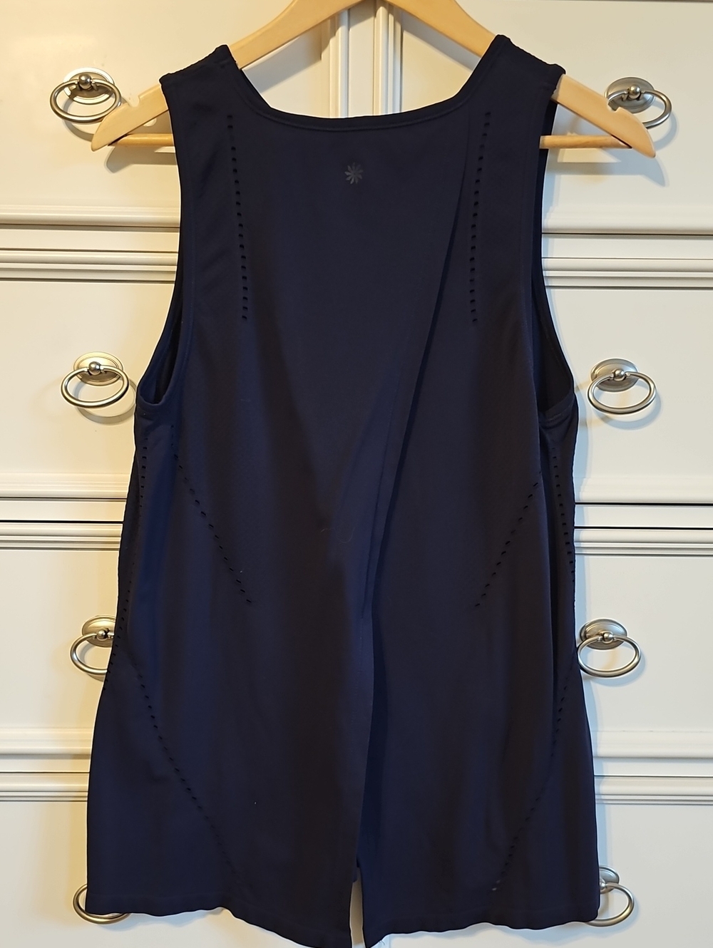 Athleta Breezy Sleeveless Navy Athletic Tank Top - Picture 4 of 7